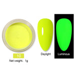 LILYCUTE 1 Box Sugar Nail Glitter Powder