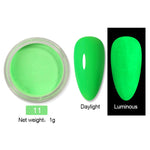 LILYCUTE 1 Box Sugar Nail Glitter Powder