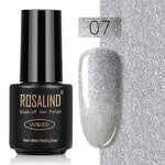 ROSALIND Gel Polish Set Top-Base Coat/Semi Permanent Primer(b)