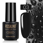 ROSALIND Gel Polish Set Top-Base Coat/Semi Permanent Primer(b)