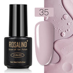ROSALIND Gel Polish Set Top-Base Coat/Semi Permanent Primer(b)