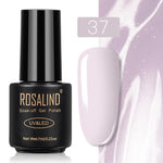 ROSALIND Gel Polish Set Top-Base Coat/Semi Permanent Primer(b)