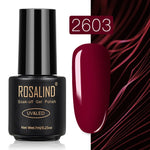 ROSALIND Gel Polish Set Top-Base Coat/Semi Permanent Primer(b)