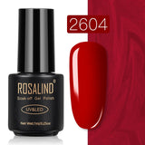 ROSALIND Gel Polish Set Top-Base Coat/Semi Permanent Primer(b)