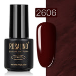 ROSALIND Gel Polish Set Top-Base Coat/Semi Permanent Primer(b)