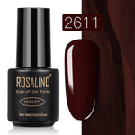ROSALIND Gel Polish Set Top-Base Coat/Semi Permanent Primer(b)