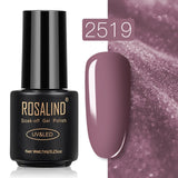 ROSALIND Gel Polish Set Top-Base Coat/Semi Permanent Primer(b)