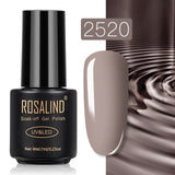 ROSALIND Gel Polish Set Top-Base Coat/Semi Permanent Primer(b)