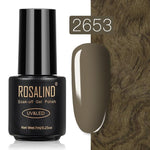 ROSALIND Gel Polish Set Top-Base Coat/Semi Permanent Primer(b)