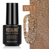 ROSALIND Gel Polish Set Top-Base Coat/Semi Permanent Primer(b)