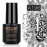 ROSALIND Gel Polish Set Top-Base Coat/Semi Permanent Primer(b)