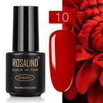 ROSALIND Gel Polish Set Top-Base Coat/Semi Permanent Primer(b)