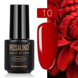 ROSALIND Gel Polish Set Top-Base Coat/Semi Permanent Primer(b)
