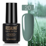 ROSALIND Gel Polish Set Top-Base Coat/Semi Permanent Primer(b)