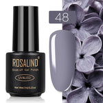 ROSALIND Gel Polish Set Top-Base Coat/Semi Permanent Primer(b)