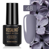ROSALIND Gel Polish Set Top-Base Coat/Semi Permanent Primer(b)