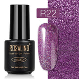 ROSALIND Gel Polish Set Top-Base Coat/Semi Permanent Primer(b)