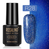 ROSALIND Gel Polish Set Top-Base Coat/Semi Permanent Primer(b)