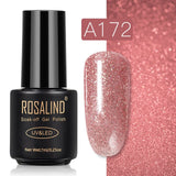 ROSALIND Gel Polish Set Top-Base Coat/Semi Permanent Primer(b)