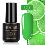 ROSALIND Gel Polish Set Top-Base Coat/Semi Permanent Primer(b)