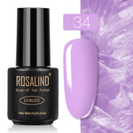 ROSALIND Gel Polish Set Top-Base Coat/Semi Permanent Primer(b)