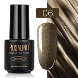 ROSALIND Gel Polish Set Top-Base Coat/Semi Permanent Primer(b)
