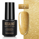 ROSALIND Gel Polish Set Top-Base Coat/Semi Permanent Primer(b)