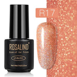 ROSALIND Gel Polish Set Top-Base Coat/Semi Permanent Primer(b)