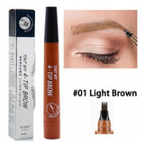 LULAA Waterproof Eyebrow Pen  4 Fork Tip