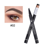 LULAA Waterproof Eyebrow Pen  4 Fork Tip