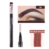 LULAA Waterproof Eyebrow Pen  4 Fork Tip